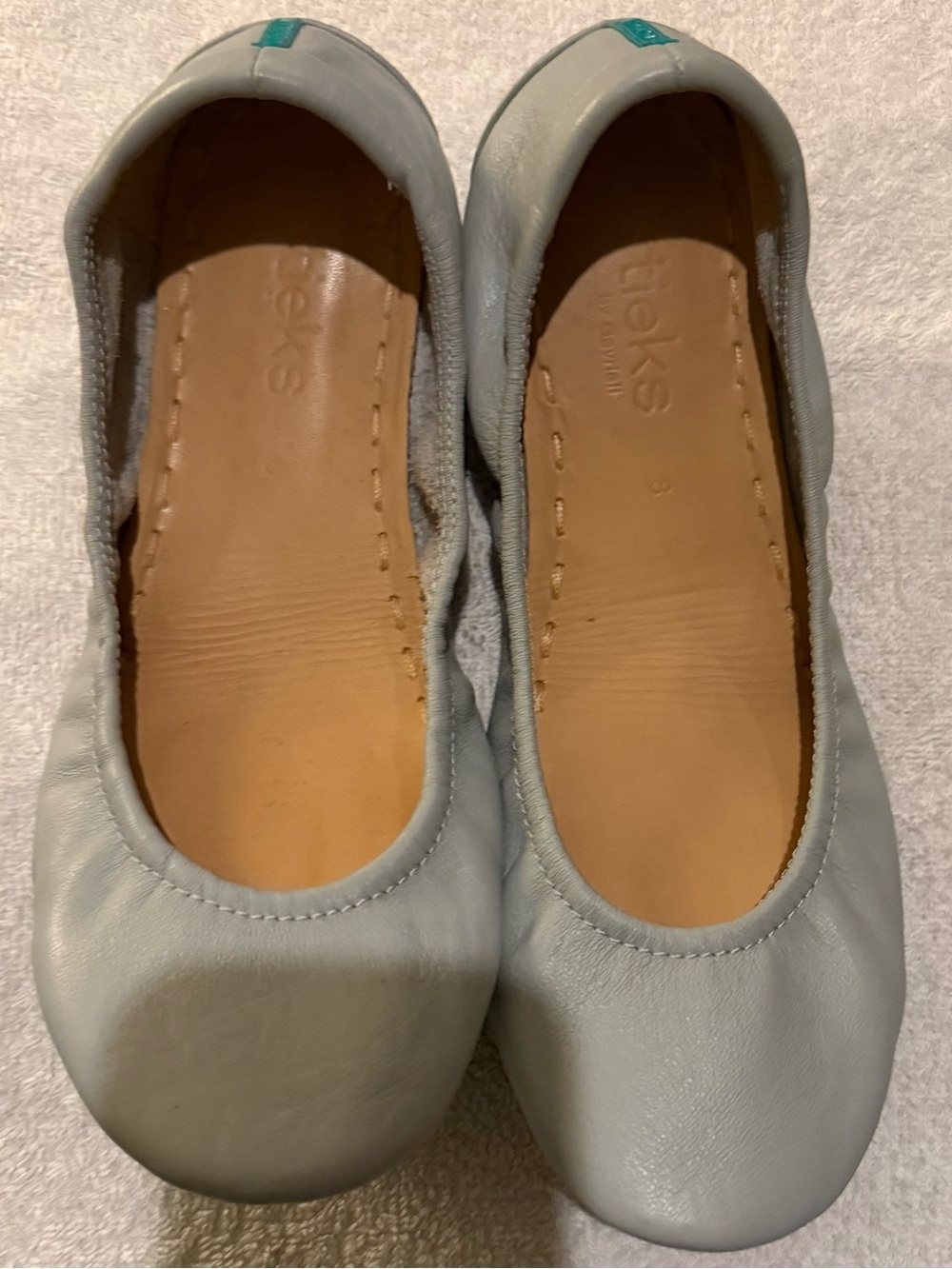 Tieks Ballet Flats Cool Grey - Size 8